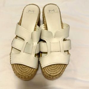 Marc Fisher white Espadrilles, size 9M